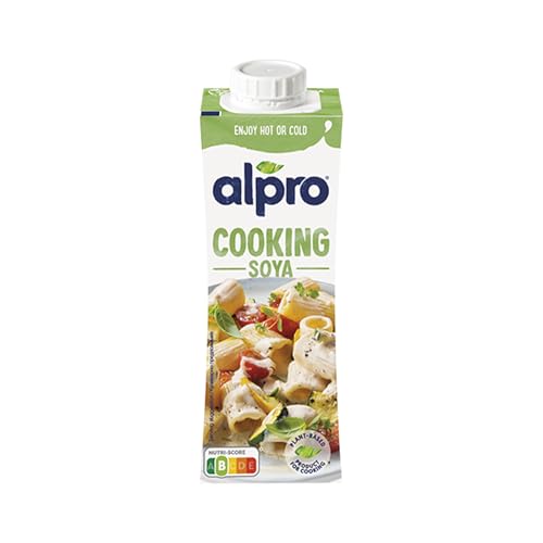 Alpro, Alternativa 100% Vegetale alla Panna da Cucina a base di Soia, Senza Glutine - 1 Confezione da 250 ml