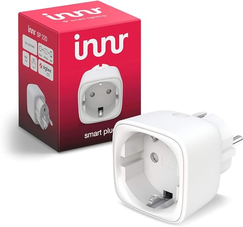 innr Innr Zigbee Steckdose, Smart Plug, funktioniert mit Hue*, Alexa (Bridge erforderlich) Smart Steckdose, Amazon Kompatibel, 10A, 2300W, 1-Pack, SP 220