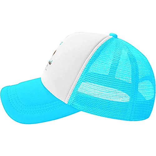 Zhixin Us Fashion Adult Funny Truck Driver Hat Baseball Hat Fishing Hat Funny Gift Hat For Men And Women (Blue) #TOP1