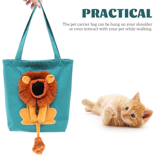 Sac de transport pour chat en toile respirante idéal pour vos sorties et voyages en duo