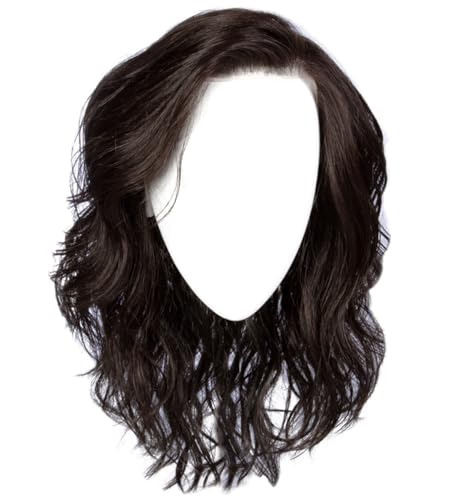 Hairuwear HIM Admirable Long Layered Waves Mens Hairpiece, Average-Large Cap,