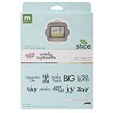 Making Memories Slice Design Card, Words and Expressions