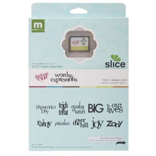 Making Memories Slice Design Card, Words and Expressions