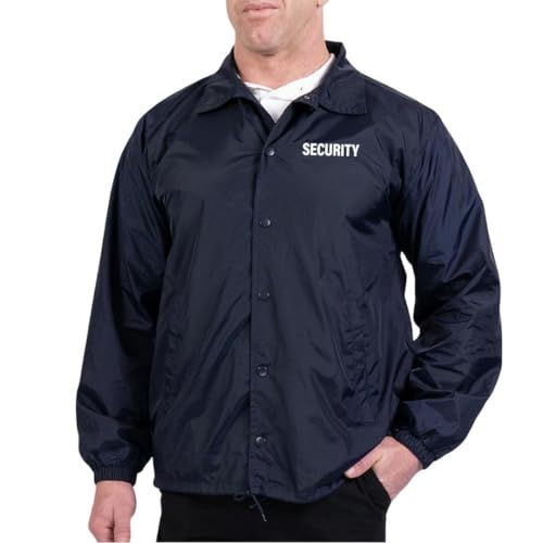 PROPPER Men's Standard Uniform Security Snap Front Windbreaker, LAPD Navy