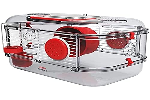 Zolux Käfig für Hamster, Mäuse, Rennmäuse, 3 Zoll Mini, 1 Unité (Lot de 1)