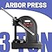 Heavy Duty Arbor Press 3 Ton, Cast Iron Manual Arbor Press with Handwheel, 12