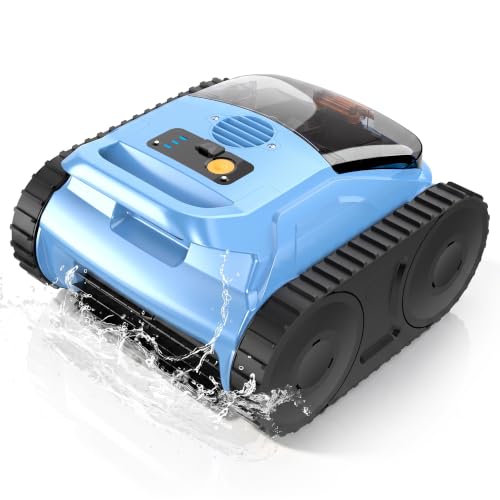 Robotic Pool Cleaner with 4WD & Smart Navigation