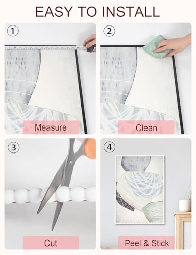 Décoration murale à décoller et à coller moulure flexible 6 mètres