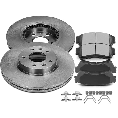 Image of SCITOO Front 11.75 inch Brake Pads and Rotors Kits Fit For Ford For Fusion 2006-2012,For Lincoln MKZ 2007-2012,For Lincoln Zephyr 2006,For Mazda 6 2006-2013,For Mercury Milan 2006-2011