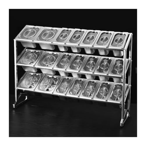 Nizer, portaspezie espandibile – Dispenser per condimenti a 2/3 livelli da cucina, dispensa, condimenti e salse, contenitore versatile per alimenti per buffet e cucine (90,5 x 19 x 63 cm)