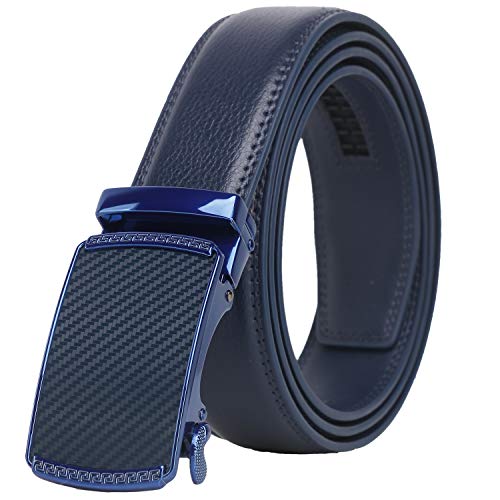 Image of Lavemi Men's Real Leather Ratchet Dress Casual Belt, Cut to Exact Fit,Elegant Gift Box