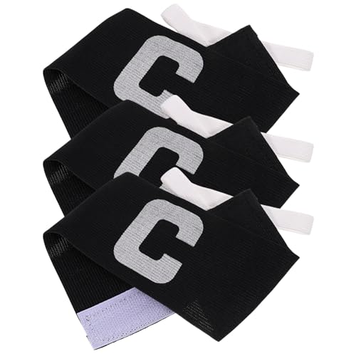 BESPORTBLE Basketball Arm Band 3pcs Football Arm Band Soccer Football Supply Football Captain Band Football Accessory Captain Arm Band Nylon Profession Armband