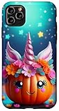 Einhorn Kürbis Halloween Thanksgiving Herbst Frauen Mädchen Hülle für iPhone 11 Pro Max
