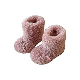 Zzalalana Toddler Girls Fur Boots with Bow Mid Calf...