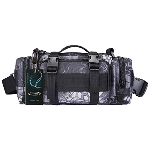 G4Free Fanny Deployment Bag Tactical Waist Pack Small Sling Pack Hand Carry Bag Handlebar Bag - G4Free