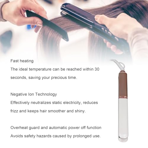 Plancha de Pelo Luocute con Ion y Apagado Automático miniatura 3
