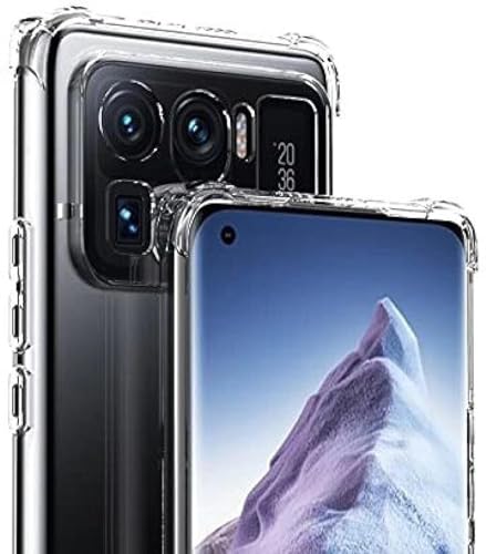 Image of BOXXO Flexible Back Cover for Mi 11 Ultra | Back Cover Transparent Clear Shockproof Case Four Corner Protection | Slim Protective Mobile Phone Cover for Mi 11 Ultra
