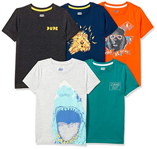 Image of Amazon Brand - Jam & Honey Boy's Regular Fit T-Shirt