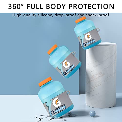 3 Pack Cute Airpods 1/2 Case Cover, Food Design Cool 3D Cartoon Funny Kawaii Case Silicone For Girls Boys, For Apple Airpod With Keychain [ Sports Water+Takis Potato Chips+Bubble Gum ] #TOP2