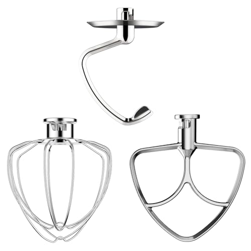 Image of Stainless Steel Mixer Attachments for KitchenAid 4.5-5 Qt Tilt-Head Mixer