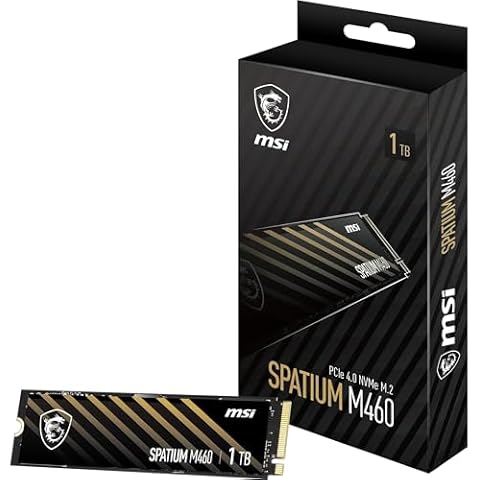 MSI SPATIUM M460 1 To SSD Cover