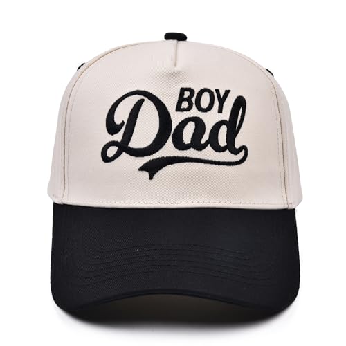 Image of Dad Hat for Men, New Dad Gifts for Husband,Fathers Day Birthday Gifts from Daughter Son Wife- Vintage Two Tone Hat for Men