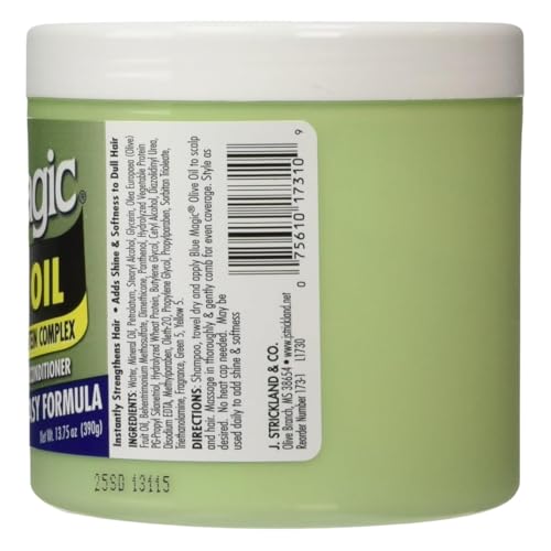 Blue Magic Olive Oil 13.75 Ounce Jar (406.6ml) (6 Pack) image 4