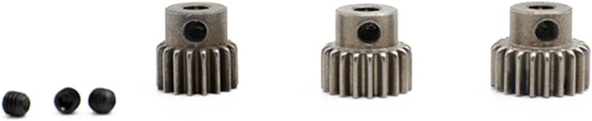 Gear 1:10 Motor Reduction Assembly, Metal Pinion Gear Set Replacement - 17T, 19T, 21T