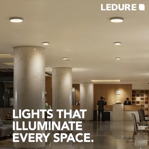 Image of LEDURE 24W LED Surface Light|Energy Efficient LED Downlight|CoolWhite Pack-20