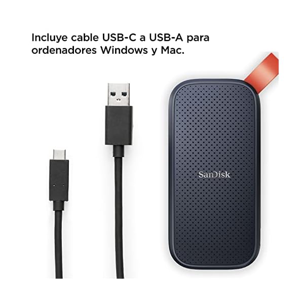 SanDisk 2TB Portable SSD SSD externa USB 3.2 Gen 2 hasta 520 MB/s - Image 4