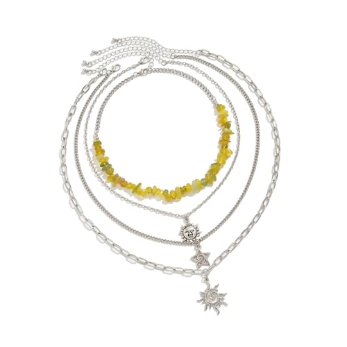 Collier étoile soleil pour femme l'ensemble de bijoux idéal à offrir