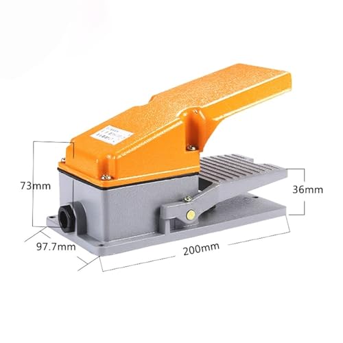 Interruptor de pedal LT4 de 15A con doble compatibilidad de voltaje AC 3