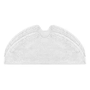 Dreametech Dreame Wet Mopping Pads Replacement Compatible With F9/D9/D9 Pro/D9 Max/L10 Pro Robot Vacuum, Replacement Mop Cloths For Mopping Floor, White