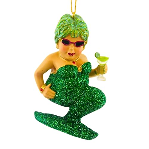 December Diamonds Mermaid Ornament Miss Margarita III Green