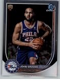2025-26 Bowman Chrome #BCV-35 Johni Broome RC Rookie Philadelphia 76ers Basketball Base Trading Card