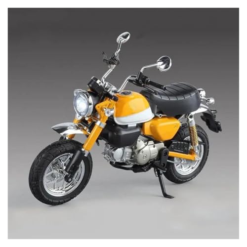 Sammlermodell Für Für Monkey 125 Motorradlegierung Simulation Motorradmodell(Gelb)