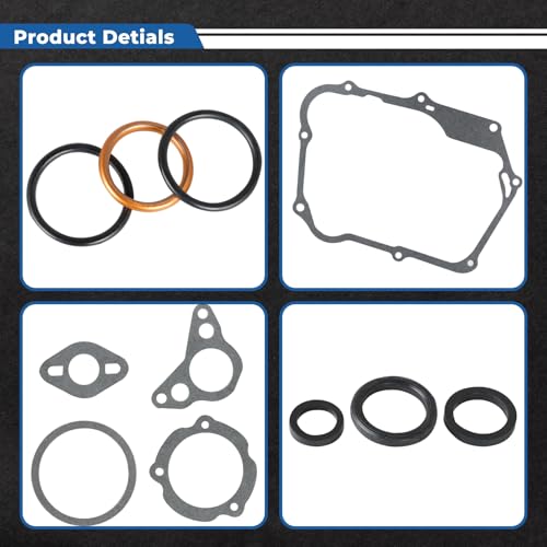 Image of Silscvtt Engine Gasket Set and Seals Kit Replacement for Honda S65 | Replacement for ATC70 C70 CT70 SL70 XR70R
