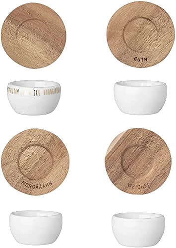 Colour-up Eierbecher mit Unterteller 4-Set mit unterschiedlichen Motiven - Räder Design Cover