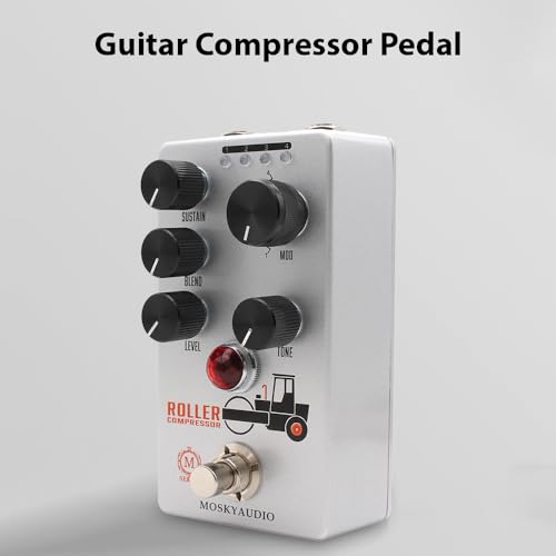 Jemora Pédale de compresseur de guitare Pédale d’effets de guitare électrique Pédale de maintien/mélange/niveau/contrôle de tonalité True Bypass Coque métallique DC 9 V 6,35 mm Interface - Les Beatles, Paul McCartney, John Lennon, RIngo Starr, George Harrison Jemora Pédale de compresseur de guitare Pédale d'effets de guitare électrique Pédale de maintien/mélange/niveau/contrôle de tonalité True Bypass Coque métallique DC 9 V 6,35 mm Interface – Image 7