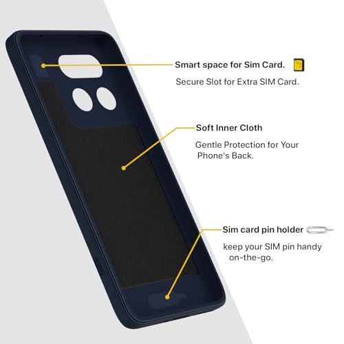 Image of Pikkme Back Cover for Realme 16 Pro Plus 5G Soft Matte Silicone Mag-Safe Design (Mag-Safe Not Support) Camera Protection | Slim Fit Bumper Cover (Blue)