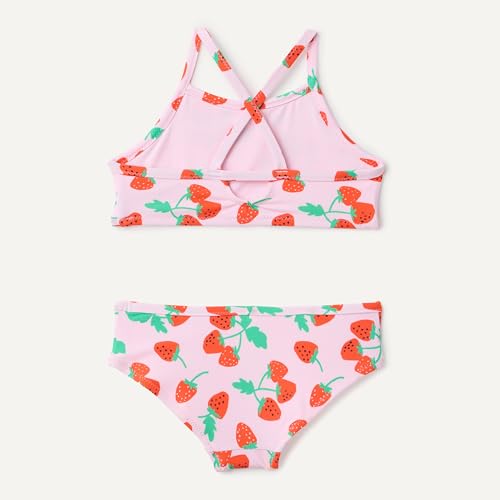 Image of Amazon Essentials Girls and Toddlers' Cross Back Bikini Set