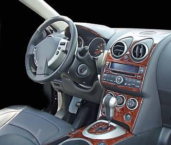Nissan rogue interior burl wood dash trim kit set 2011 2012 2013