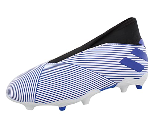 adidas Nemeziz 19.3 Ll Fg Boys Shoes Size 11, Color: White/Royal-White