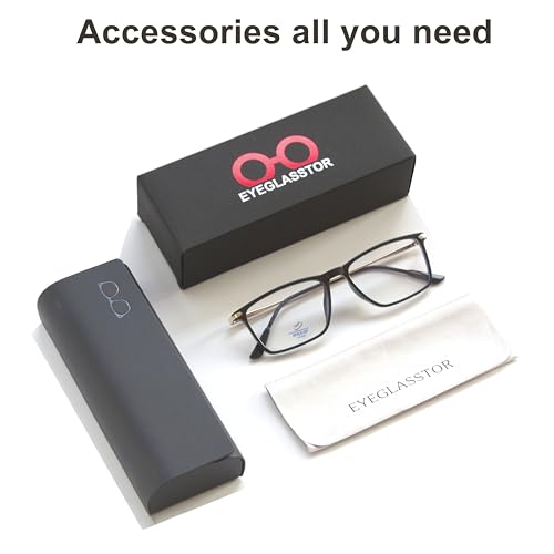 Image of Blue Light Blocking Glasses for Men Women,Small to Medium Face,Lightweight TR90 Computer Gaming Anti Eye Strain