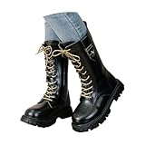【Confort tout au long de la journée】: Conçues pour les filles de 4 à 12 ans, ces bottes offrent confort et liberté de mouvement. Sa longueur jusqu'à mi-mollet offre un ajustement parfait sans serrer, et la doublure douce et agréable au toucher garantit une utilisation prolongée, même pendant les activités intenses.