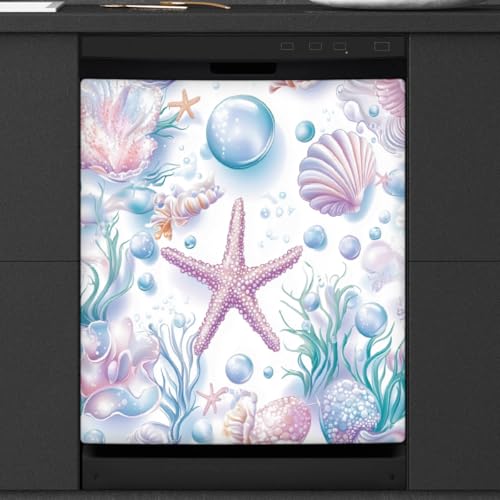 Woltant Adhesivo magnético decorativo para lavavajillas, 58 x 66 cm, para frigorífico, lavavajillas, puerta delantera