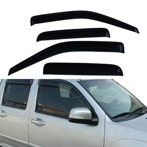 Déflecteurs de vent Isuzu D-Max anti-bruit et infiltration d'eau pour vitres