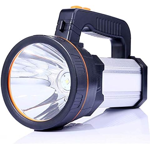 Utry Powerful Rechargeable Torch Lantern 8000 Lumens Super Bright Waterproof Handheld Flashlight Spotlight Portable LED Searchlight Cover