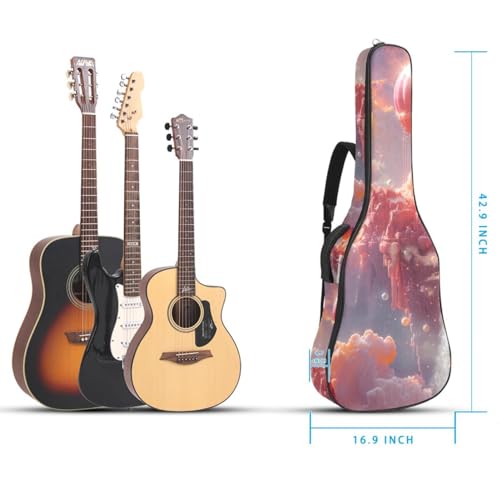 Sac pour guitare résistant aux chocs et à l'eau avec doublure
