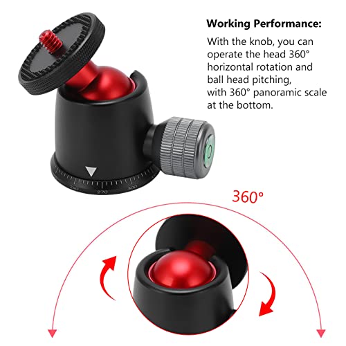 Akozon Mini Treppiede a Testa Sferica in Lega di